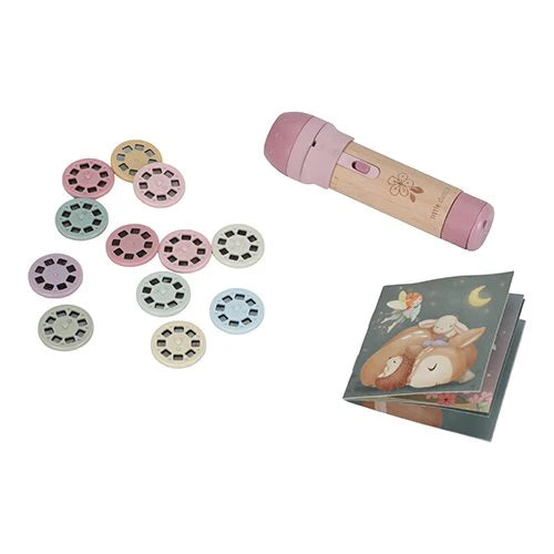 Little Dutch Verhalen projector zaklamp roze