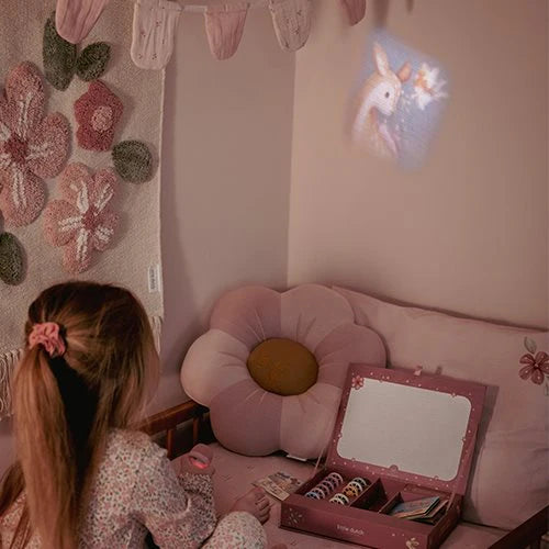 Little Dutch Verhalen projector zaklamp roze