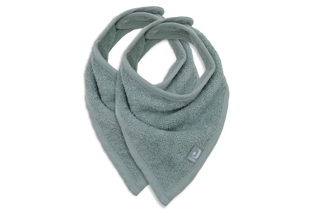 Jollein Bandana Badstof - Sea green - 2 stuks