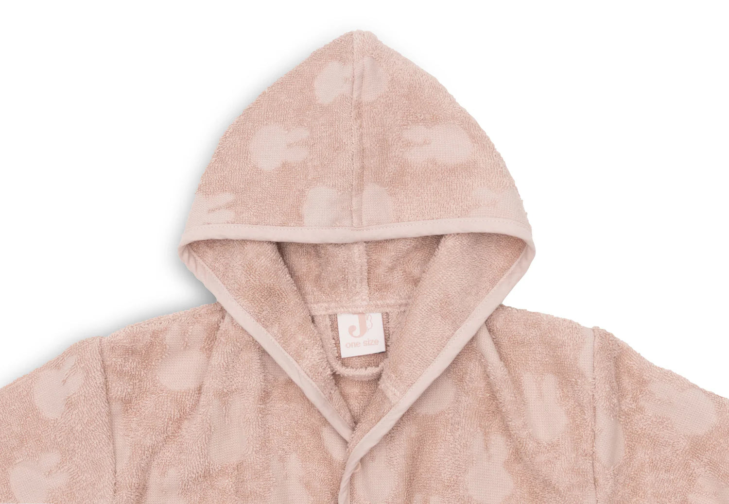 Jollein Badjas Badstof 1–2 jaar Nijntje – Wild rose – met naam