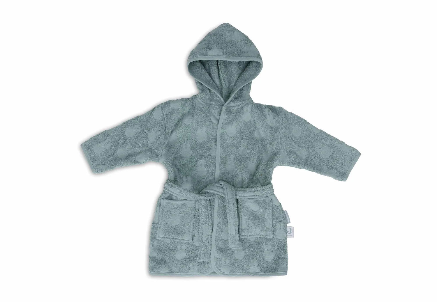 Jollein Badjas Badstof 1–2 jaar Nijntje – Sea green – met naam
