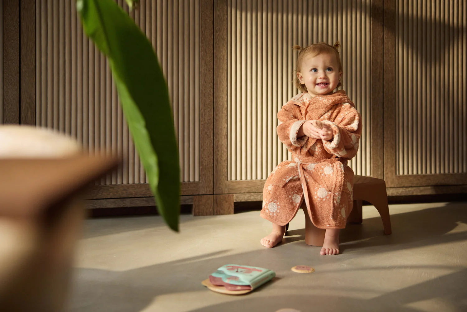 Jollein Baby Badjas - Jacquard Sun