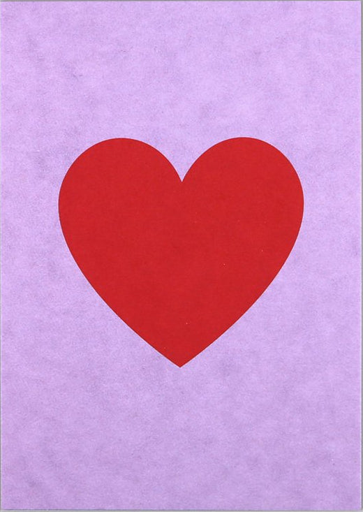 Wenskaart Hart
