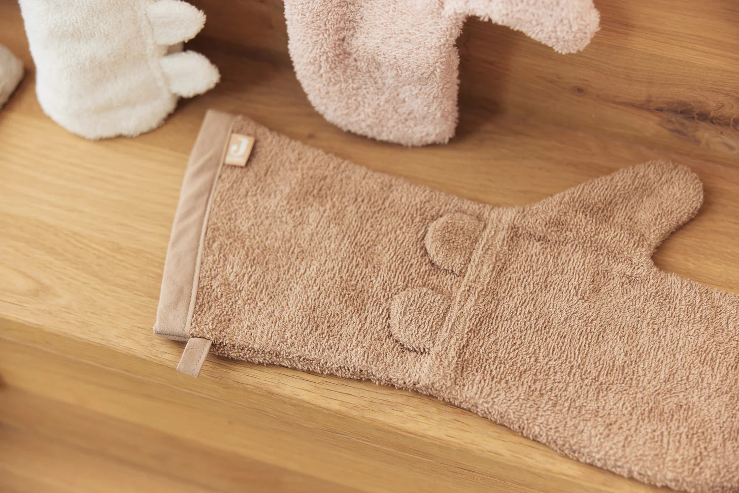 Jollein Washand Ears Badstof - Biscuit