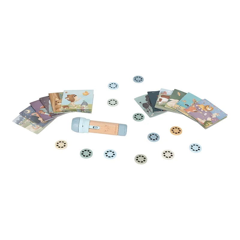 Little Dutch Stories Projector Torch - Blue
