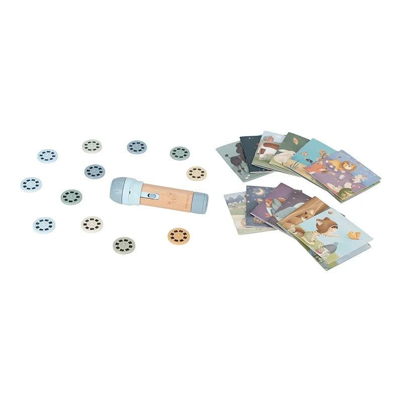 Little Dutch Stories Projector Torch - Blue