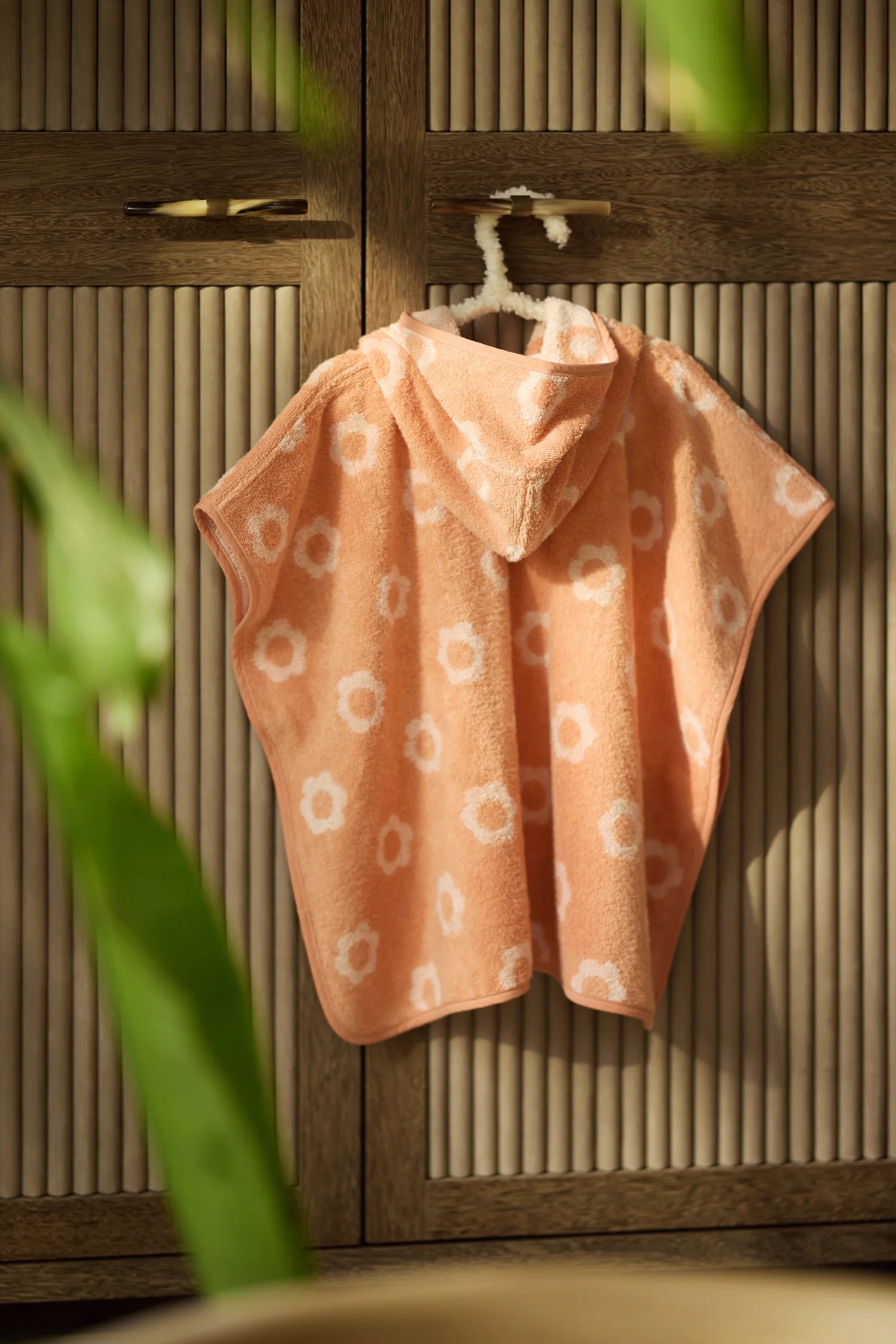 Jollein Badponcho Badstof - Jacquard Flower