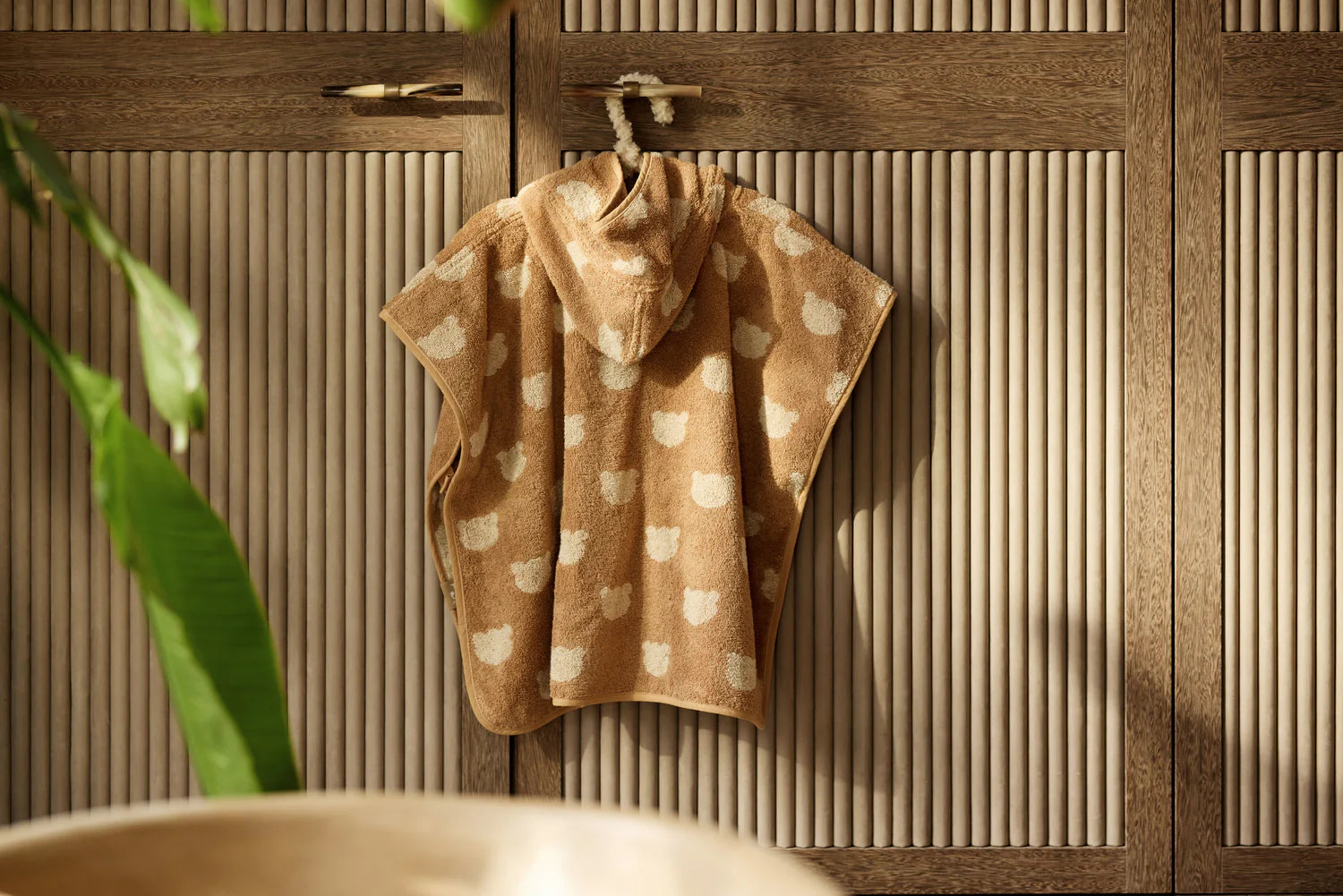 Jollein Badponcho Badstof - Jacquard Teddy bear