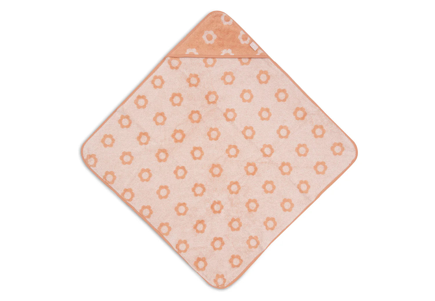Jollein Badcape Badstof - Jacquard Flower