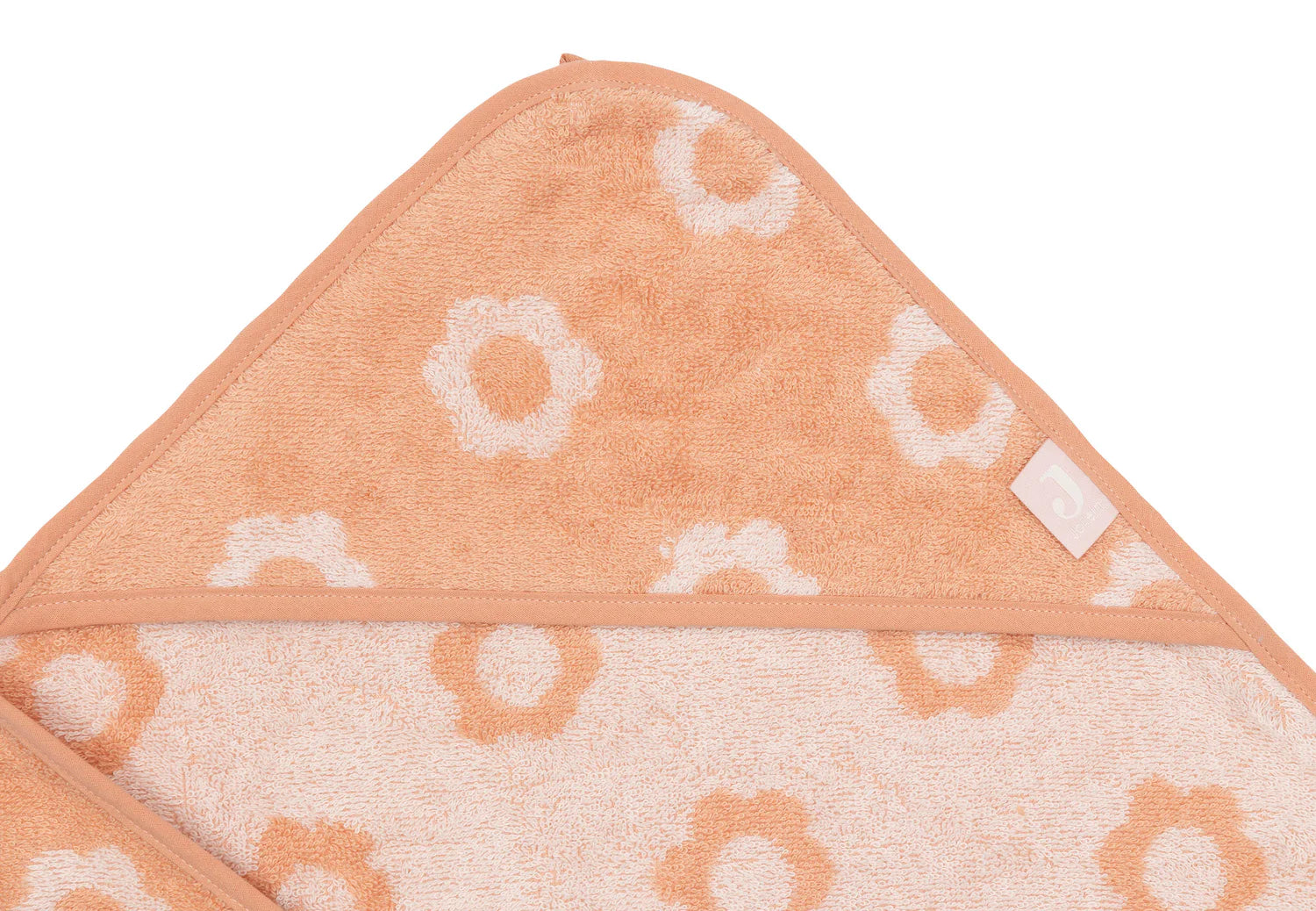 Jollein Badcape Badstof - Jacquard Flower