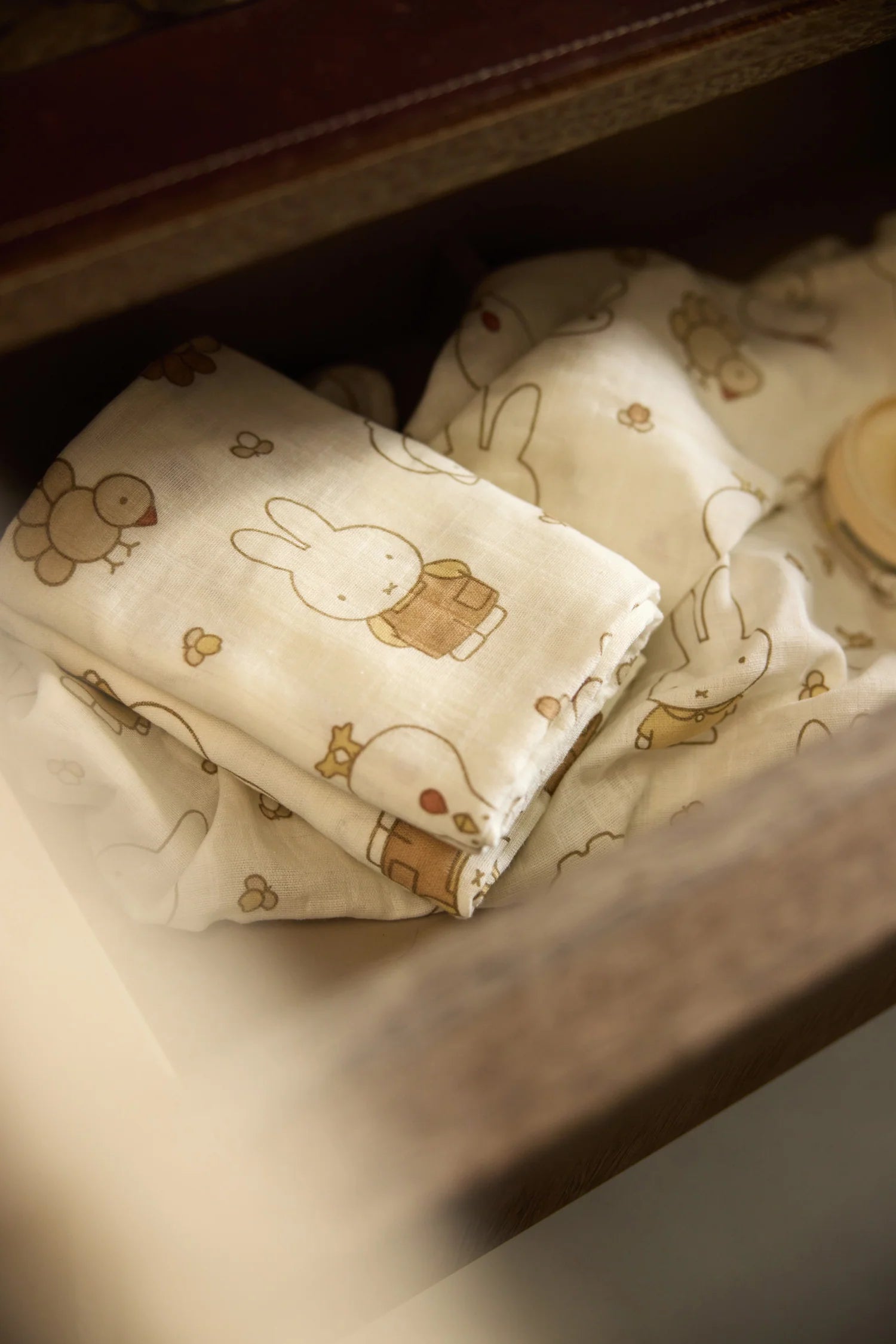 Jollein Hydrofiele Doek Small 70x70cm - Miffy Family Farm - 3 Stuks