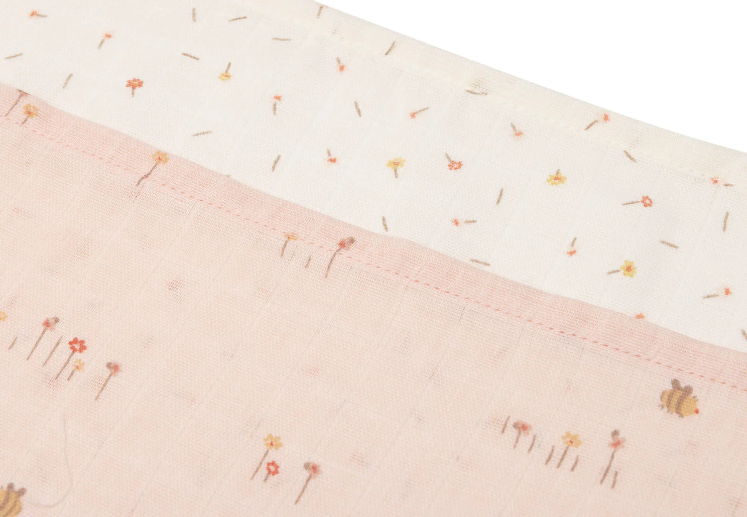 Jollein Hydrofiele Doek Small 70x70cm - Pretty Picnic - 3 Stuks