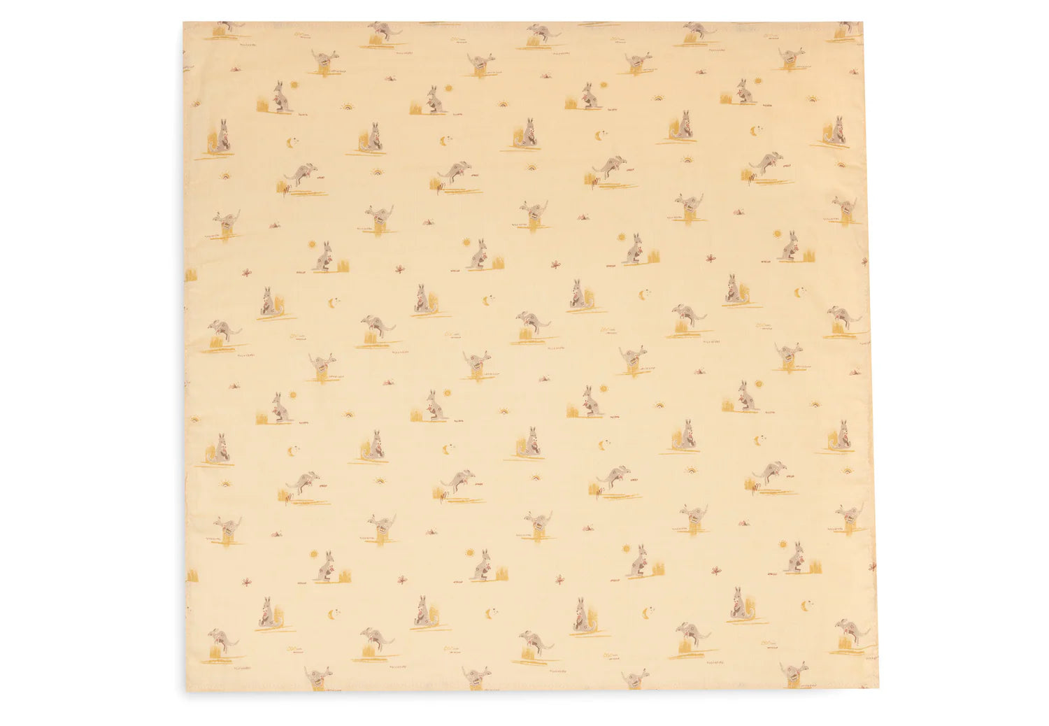 Jollein Hydrofiele Doek Small 70x70cm - Kangaroots - 3 Stuks