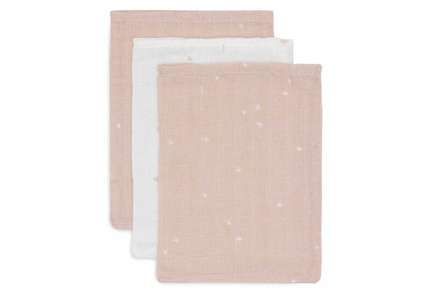 Jollein Washandje Hydrofiel - Twinkling Wild Rose 3 stuks