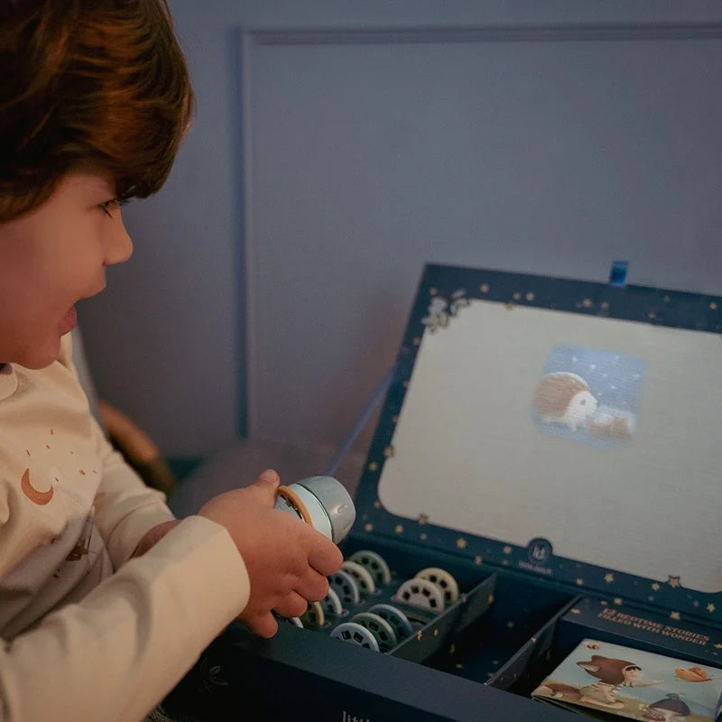 Little Dutch Stories Projector Torch - Blue