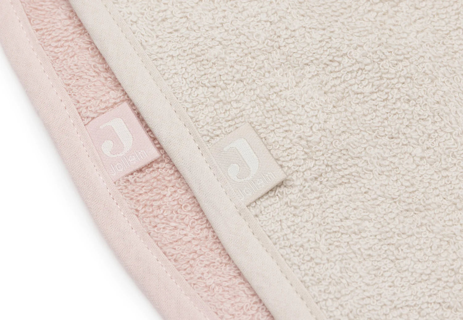 Jollein Slab Badstof - 2 Stuks - Silk Rose & Sand