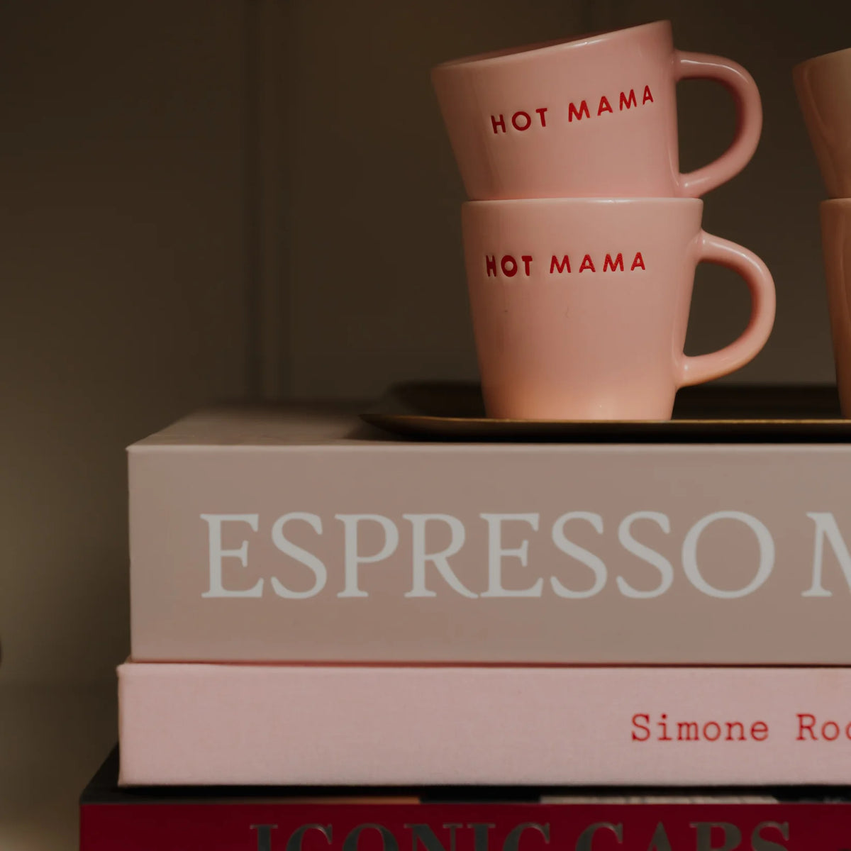 Espressokop SUPER MOM roze 80 ml keramiek