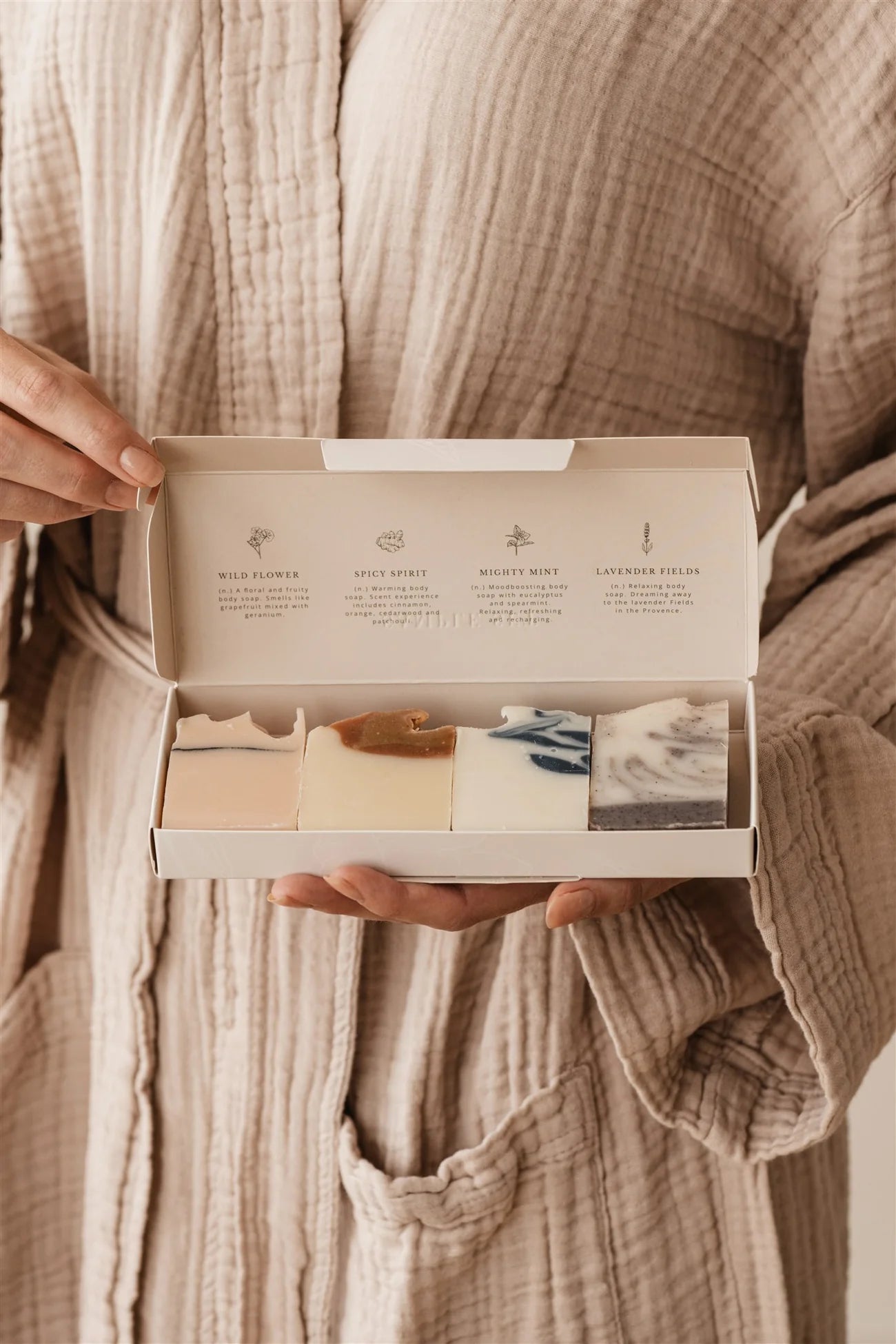 Sample Set - Probeerset Natuurlijke Body Bars - 4 zeepjes