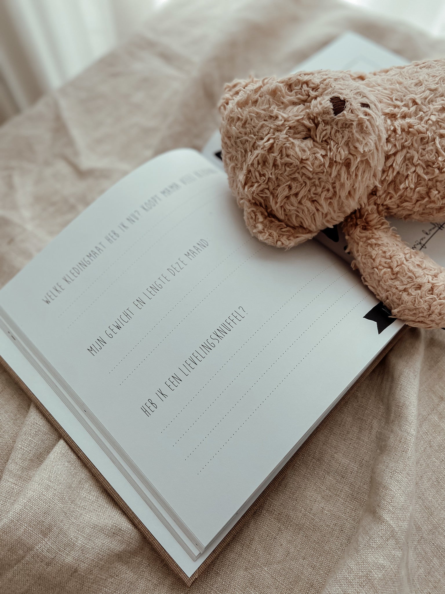 BABY Invulboek (Linnen)