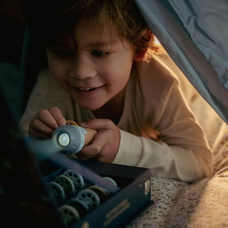 Little Dutch Stories Projector Torch - Blue