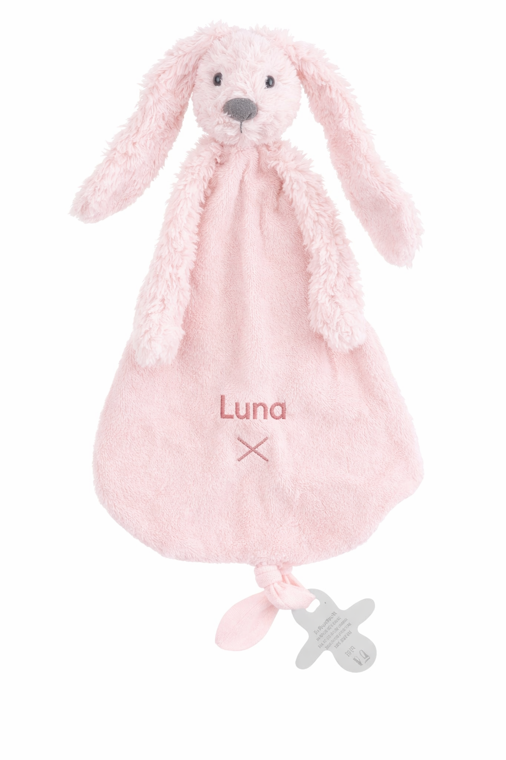 Happy Horse Knuffeldoekje Rabbit Richie - Pink - met naam