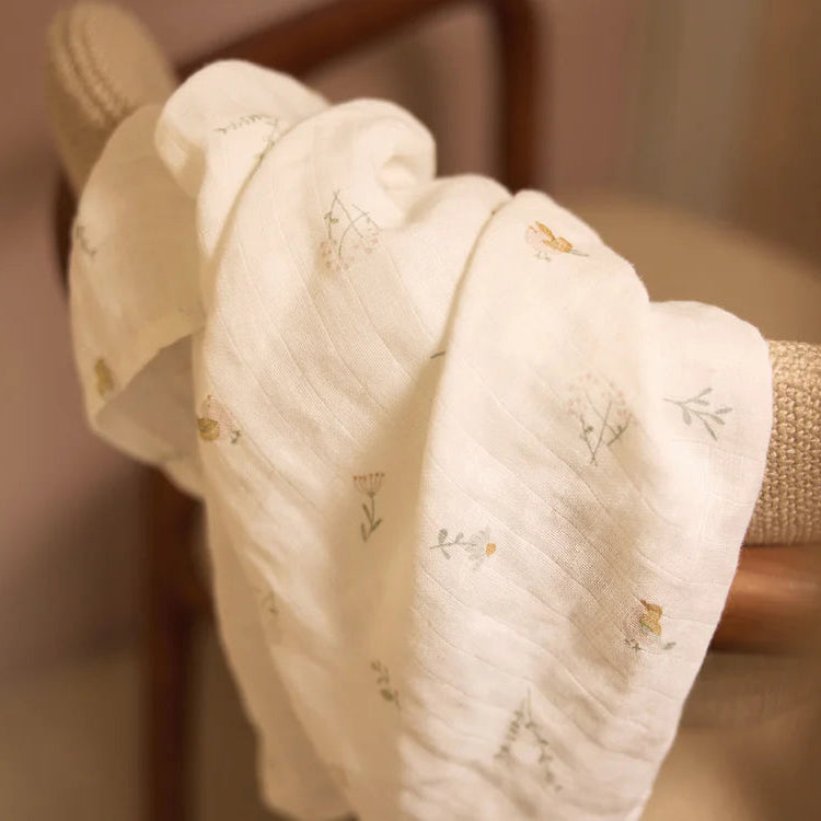 Jollein Hydrofiele Doek Large 115x115cm - Lovely Birds - 2 Stuks