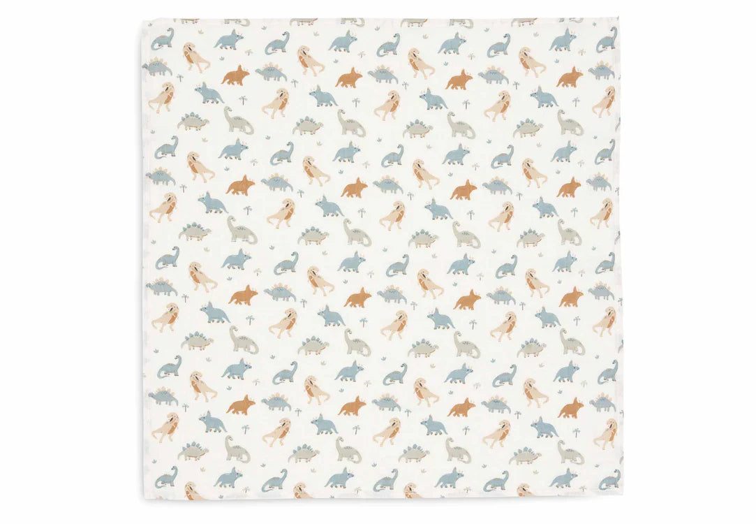 Jollein Hydrofiele Doek Small 70x70cm - Roarsome - 3 Stuks