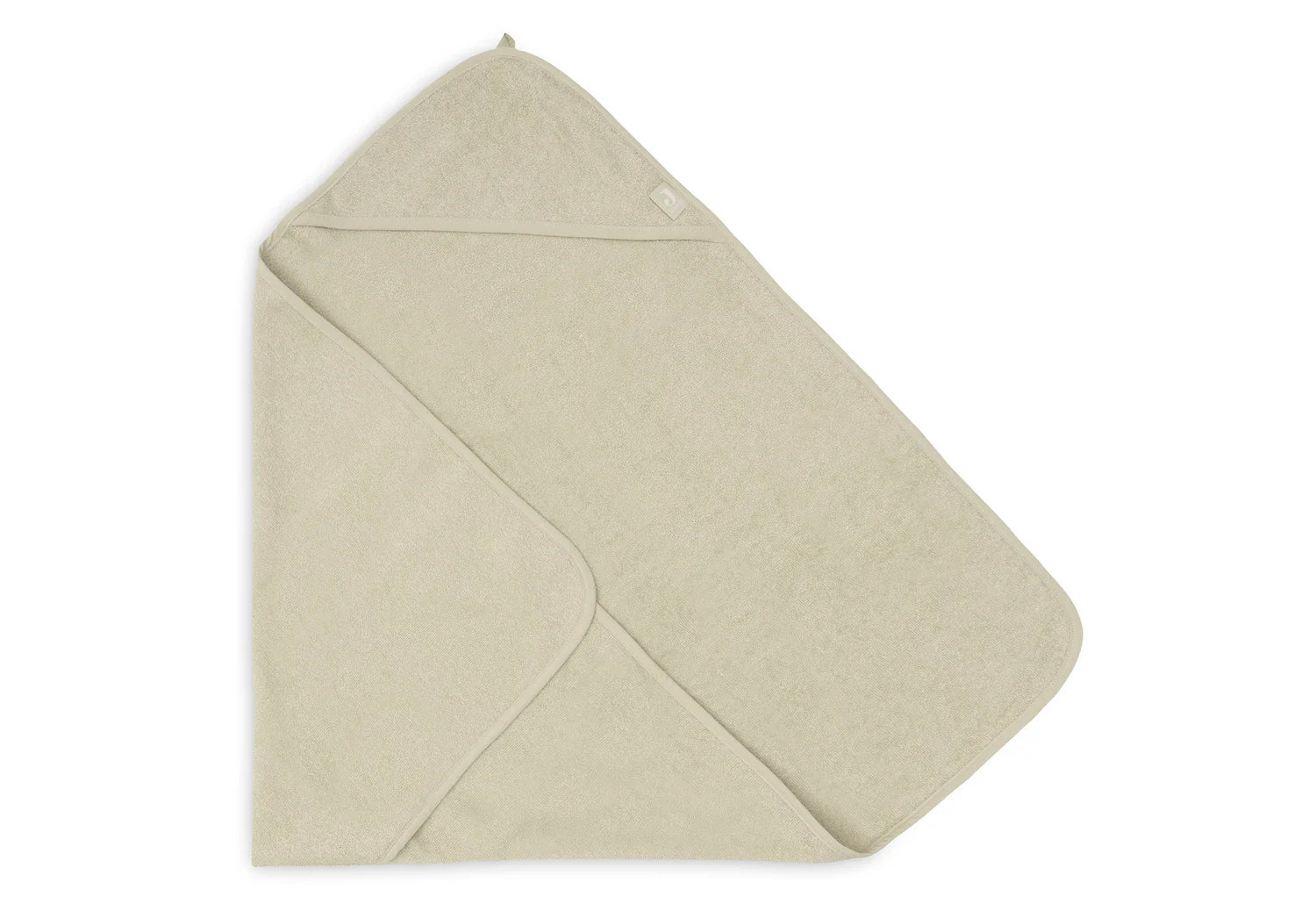 Jollein Badcape met Naam - Badstof - Soft Matcha