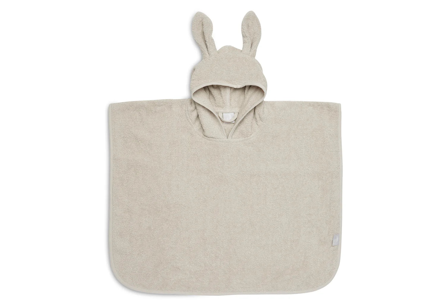 Jollein Badponcho 1-4jr - Nougat - met naam