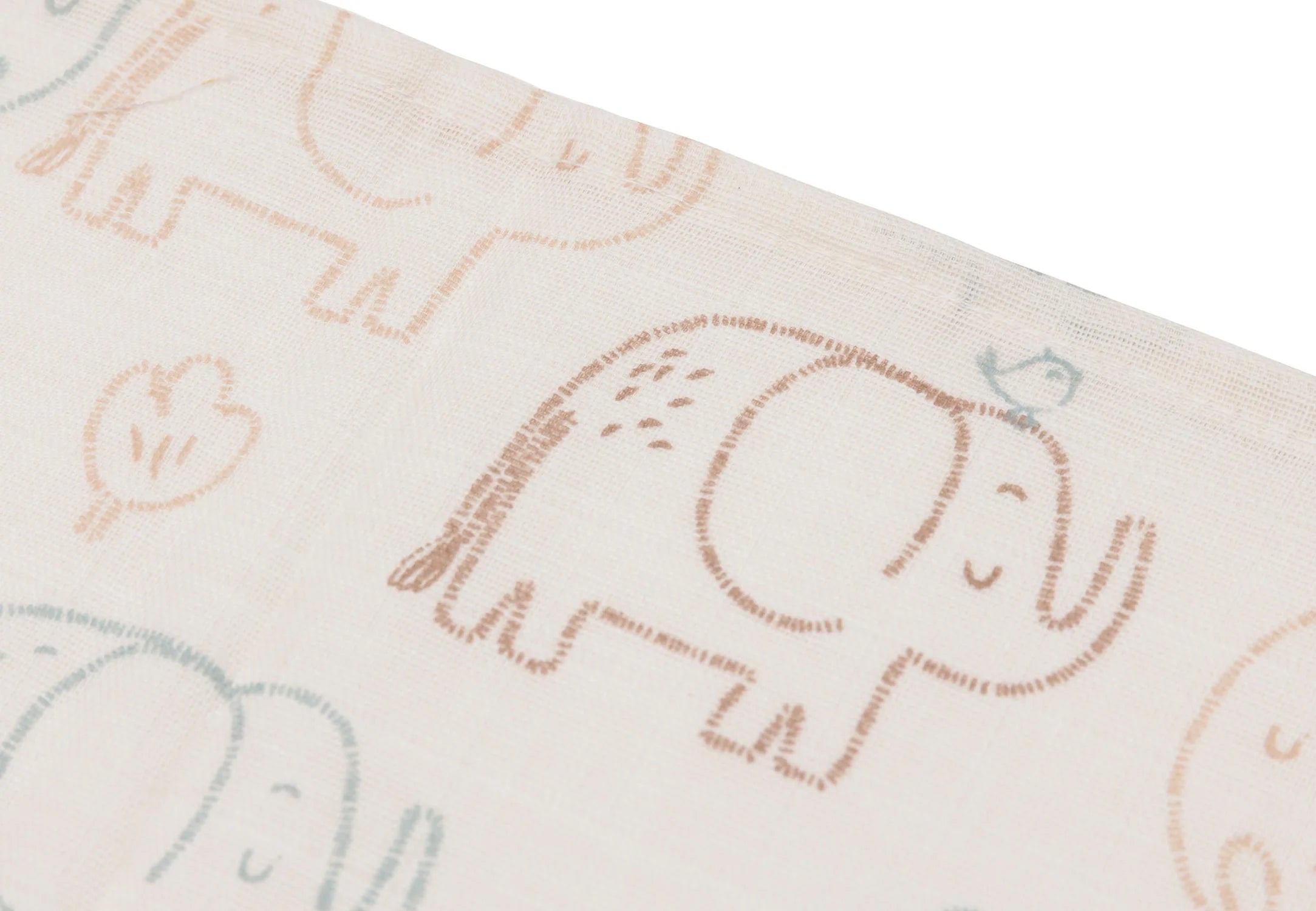 Jollein Hydrofiel Monddoekje 31x31cm - Elephant Tales - 3 Stuks