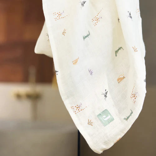 Jollein Hydrofiele Doek Small 70x70cm - Jungle Jambo - 3 Stuks