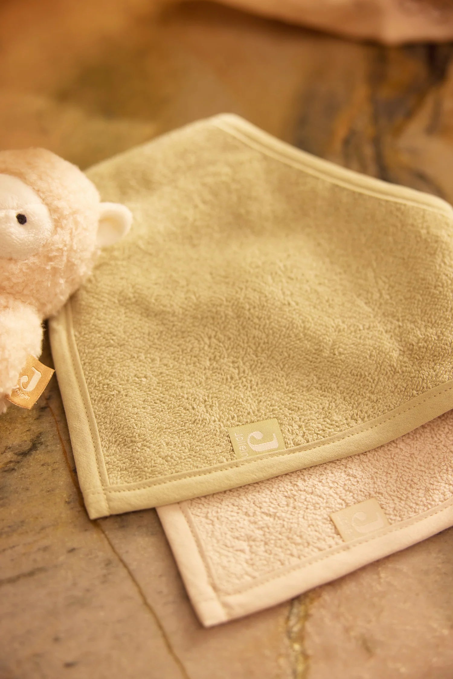 Jollein Slab Bandana Soft Matcha/Sand (2pack)