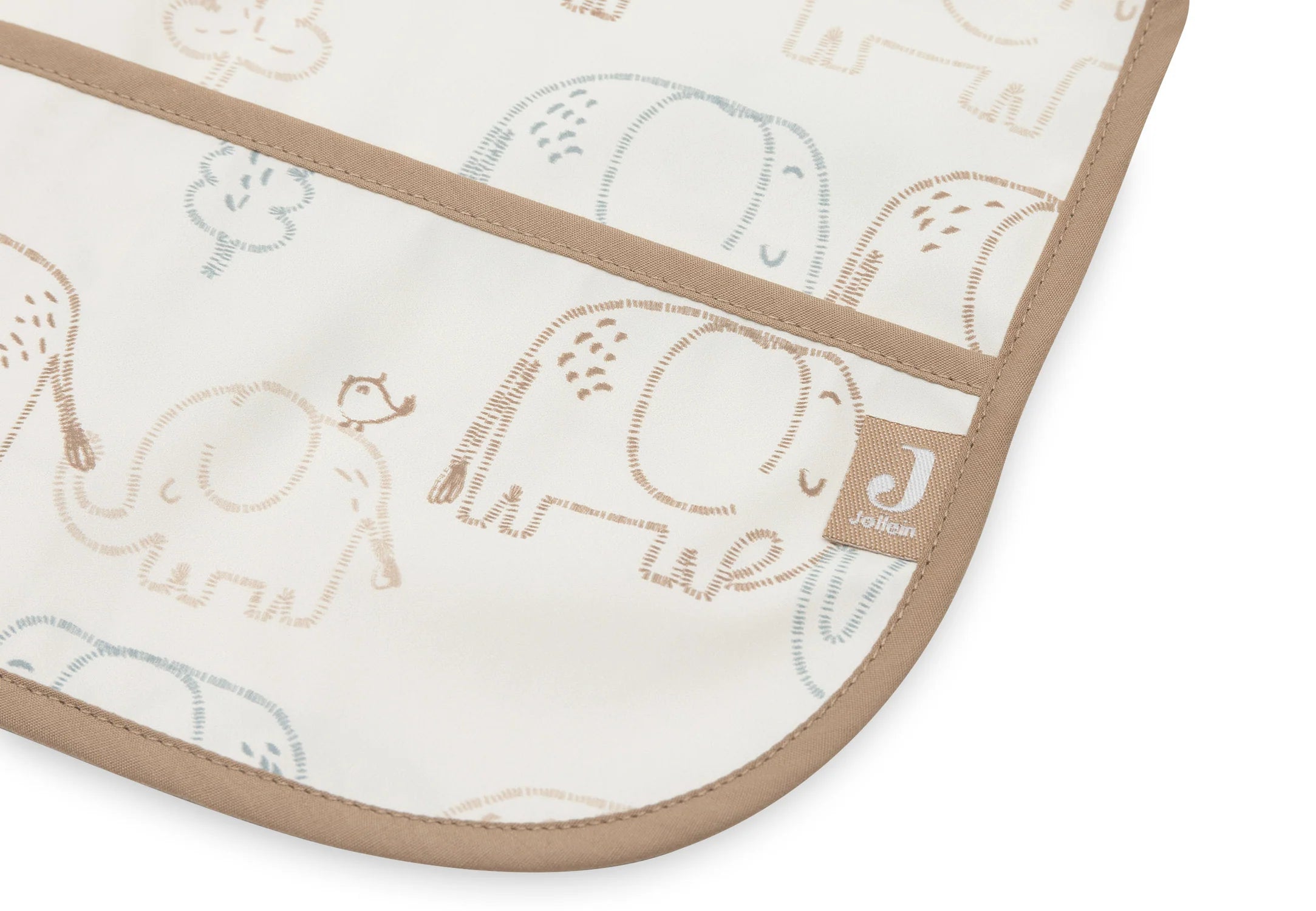 Jollein Slab Waterproof met Mouw - Elephant Tales
