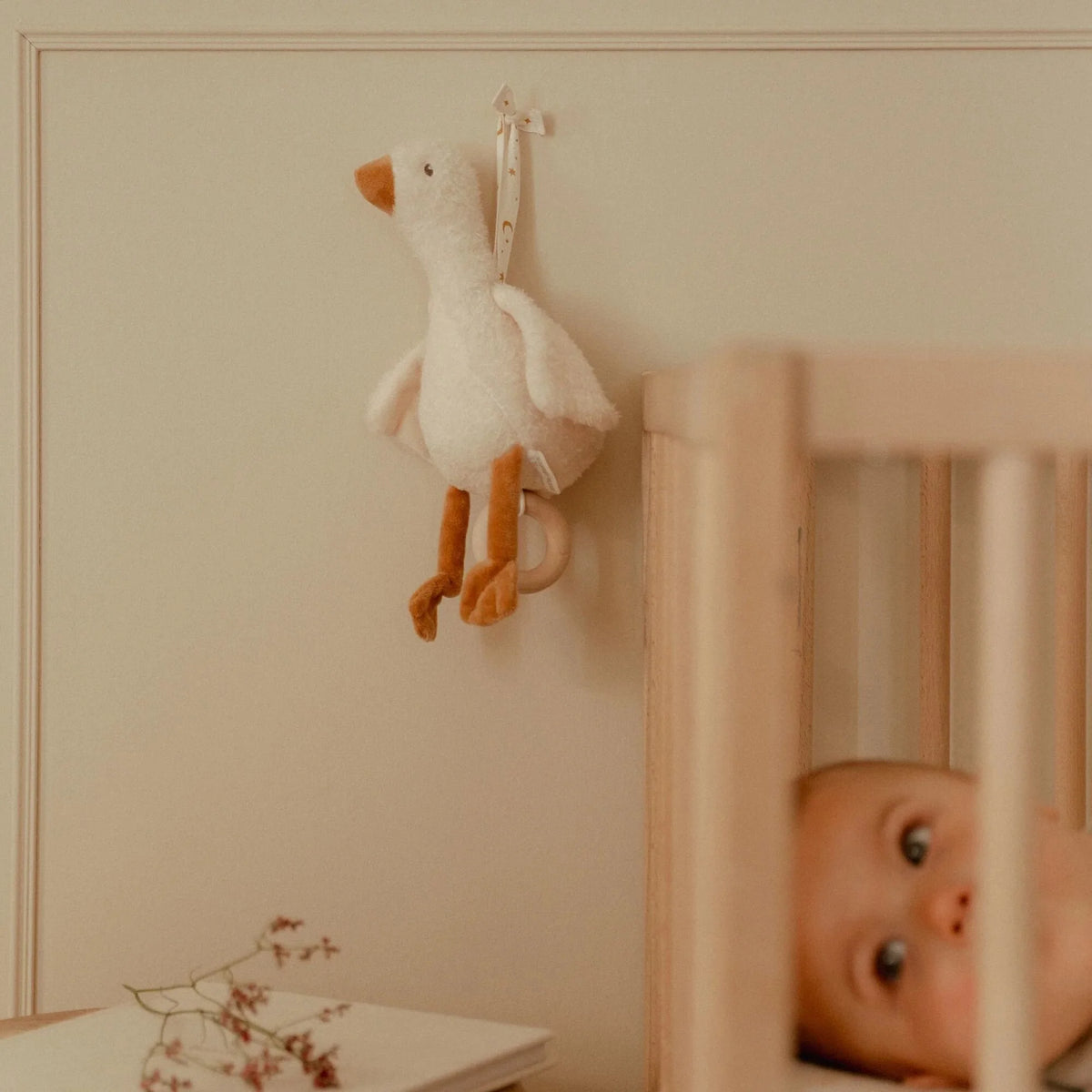 Little Dutch Muziekdoosje Gans - Wit - Little Goose