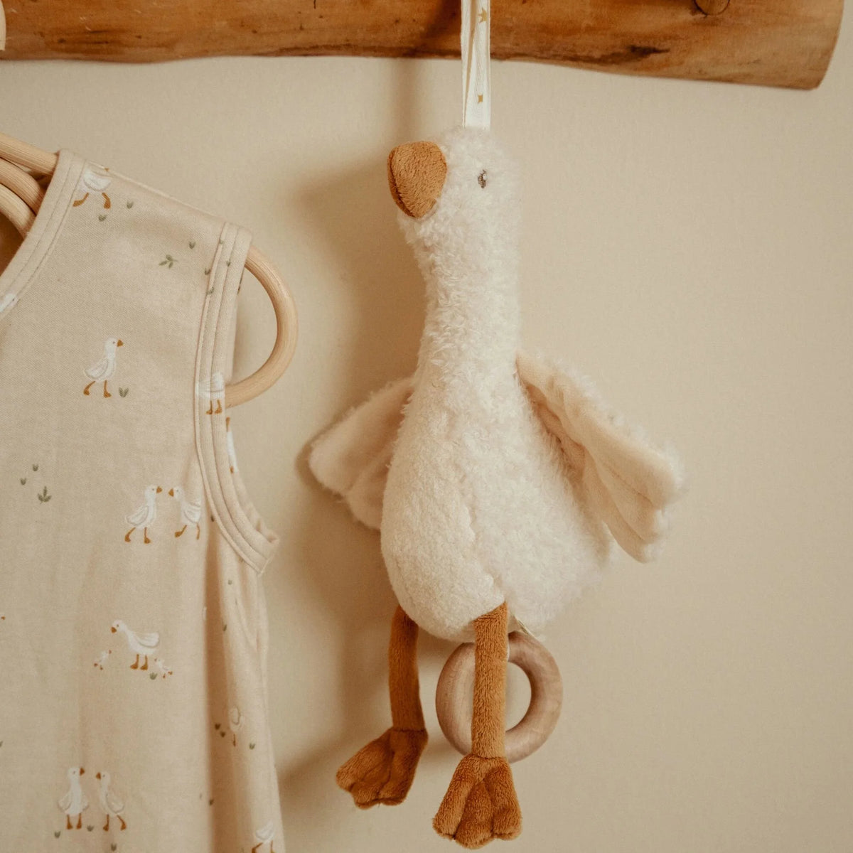 Little Dutch Muziekdoosje Gans - Wit - Little Goose