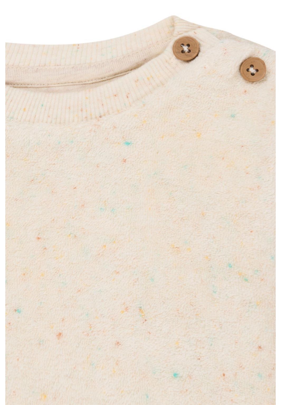 Noppies Baby Trui Top Sweater Olivet - Whisper White