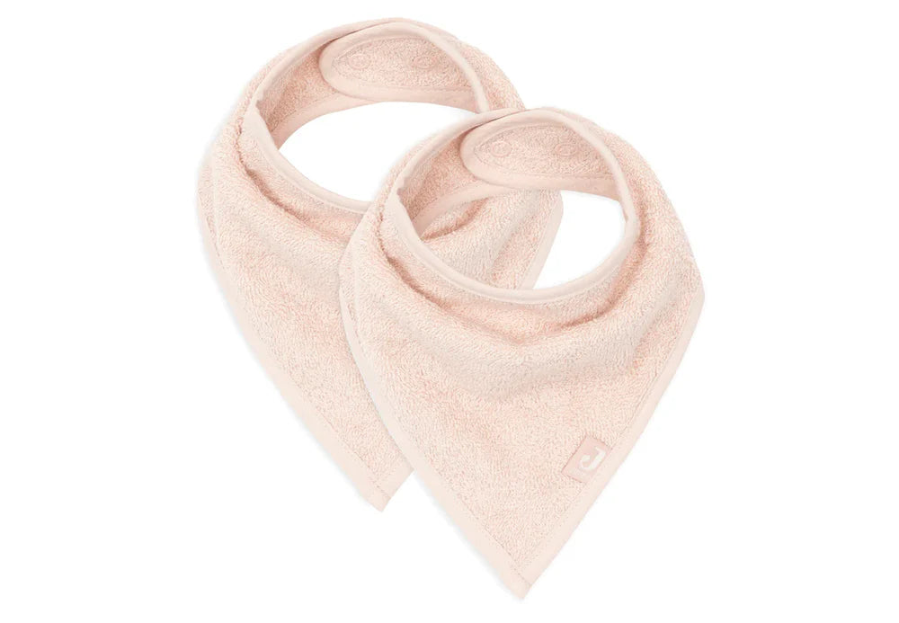 Jollein Bandana Badstof - Pale pink - 2 stuks