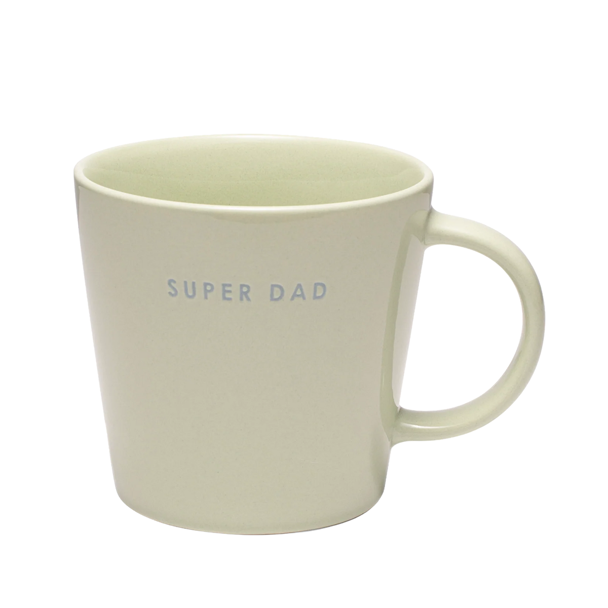 Theekop SUPER DAD green 350 ml keramiek