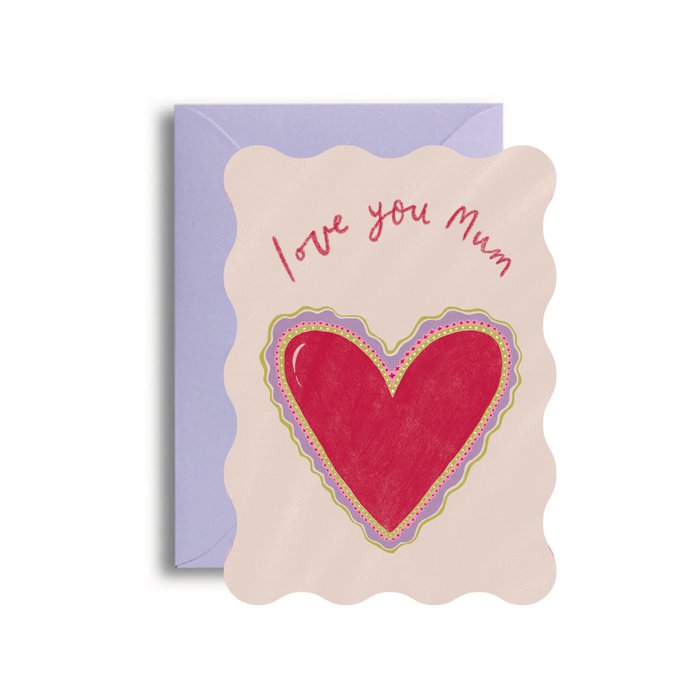 Wenskaart Love you mum