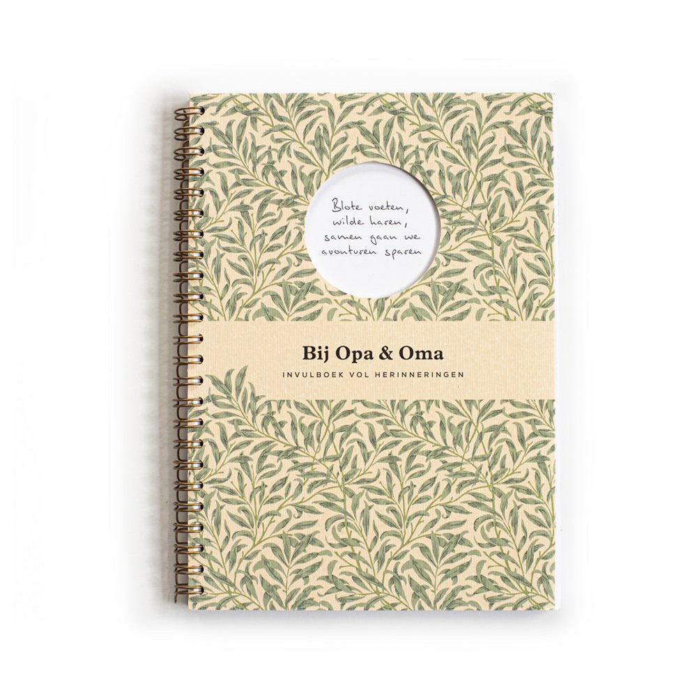 Bij Opa en Oma invulboek vol herinneringen