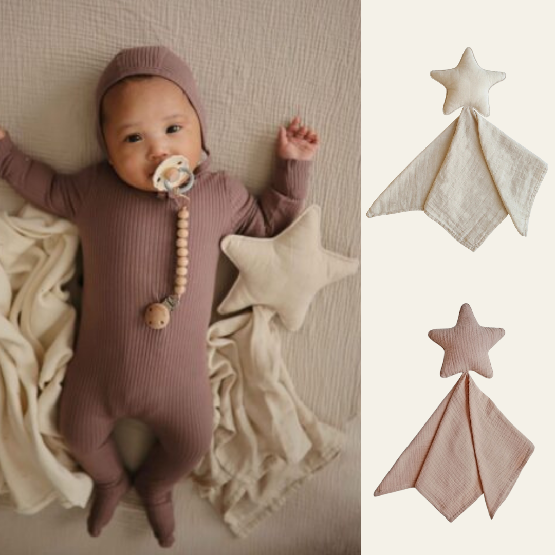 Mushie Knuffeldoekje Lovey Blanket Star