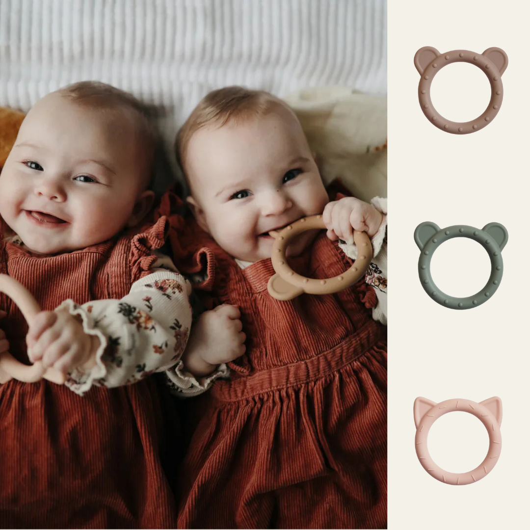 Mushie Siliconen Bijtring