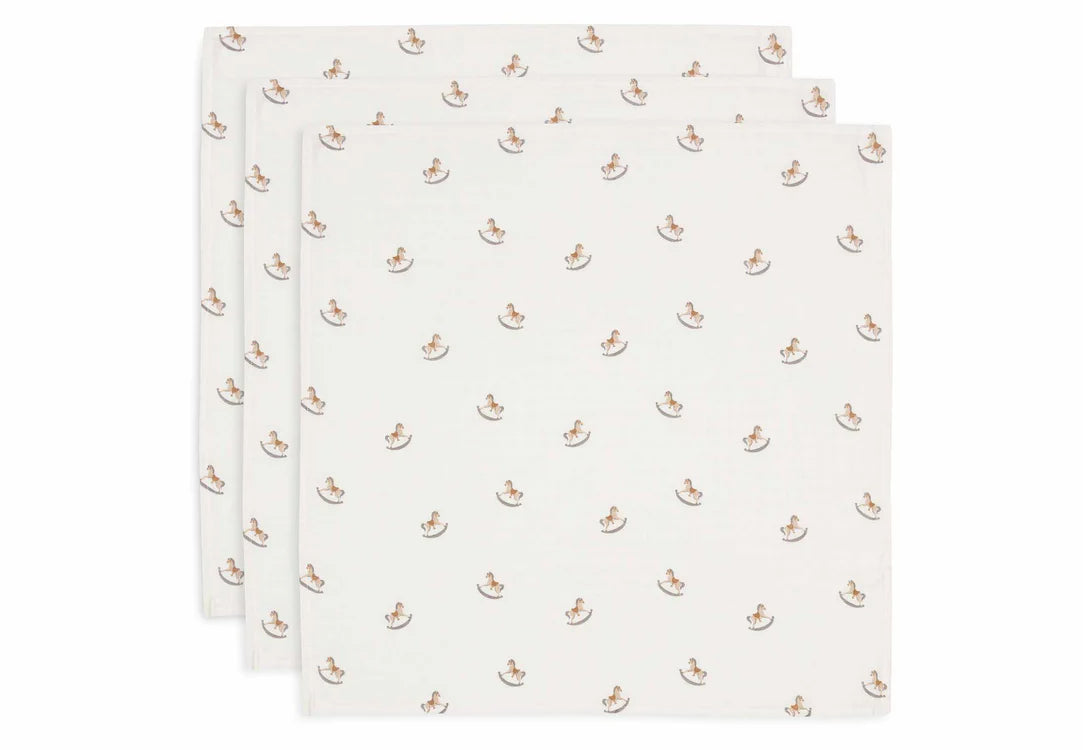 Jollein Hydrofiele doek 70x70cm Nostalgic Ride - 3 stuks