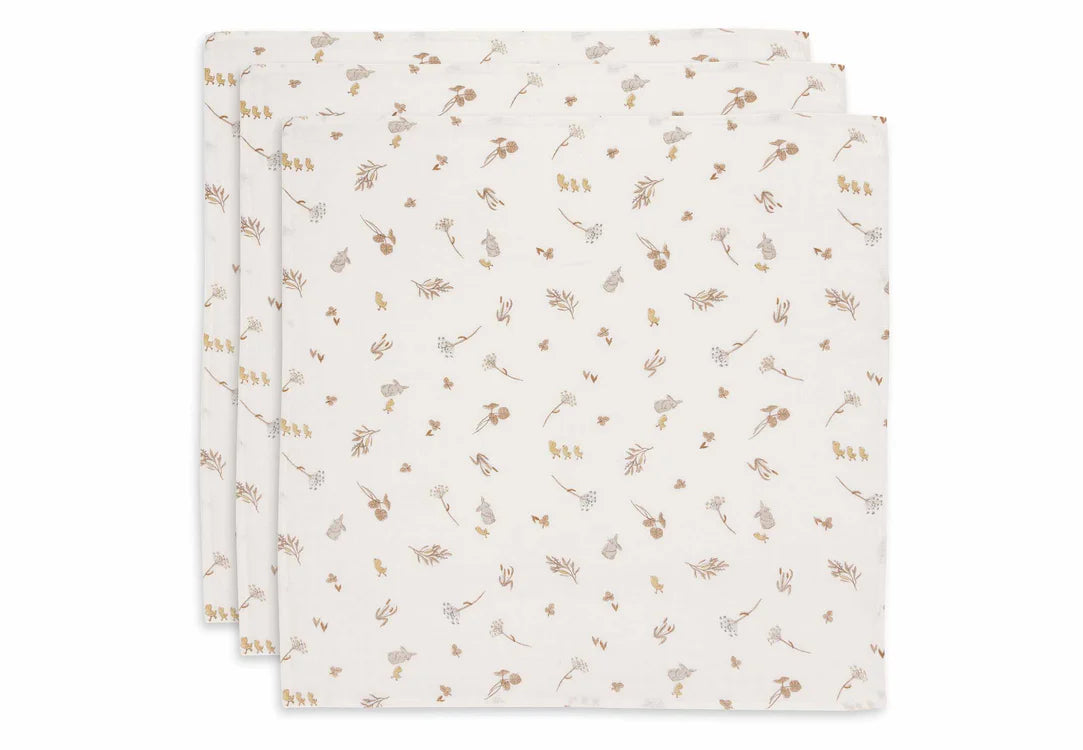 Jollein Hydrofiele doek 70x70cm Riverside - 3 stuks