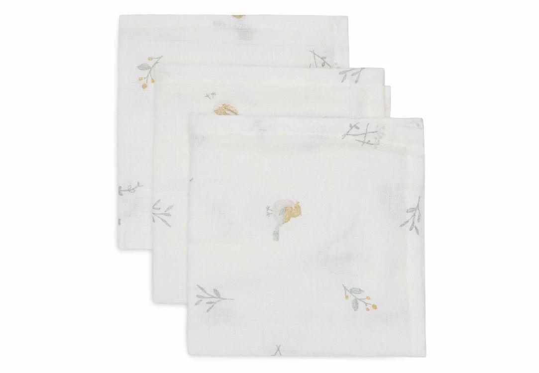 Jollein Hydrofiele Monddoekjes - Lovely Birds - 3 pack