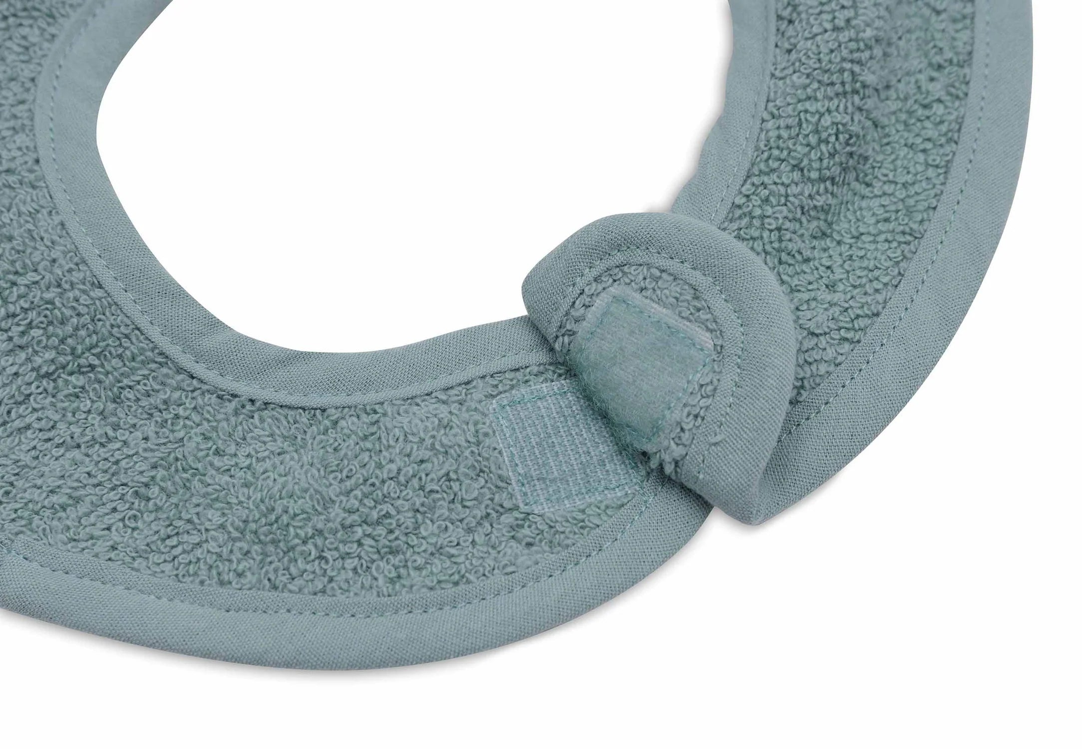 Jollein Slabbetje Badstof - Sea green - met naam
