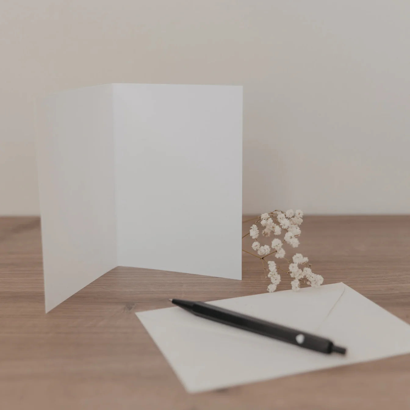 Wenskaart Paardenbloem met envelop
