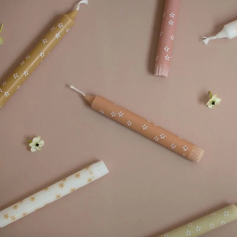 Kaarsenset Madeliefjes - 4 kaarsen