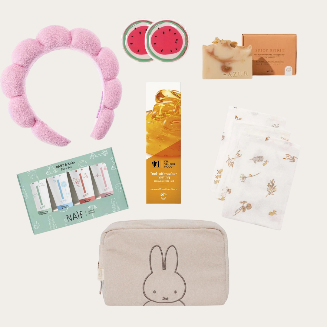 Etui vol met goodies