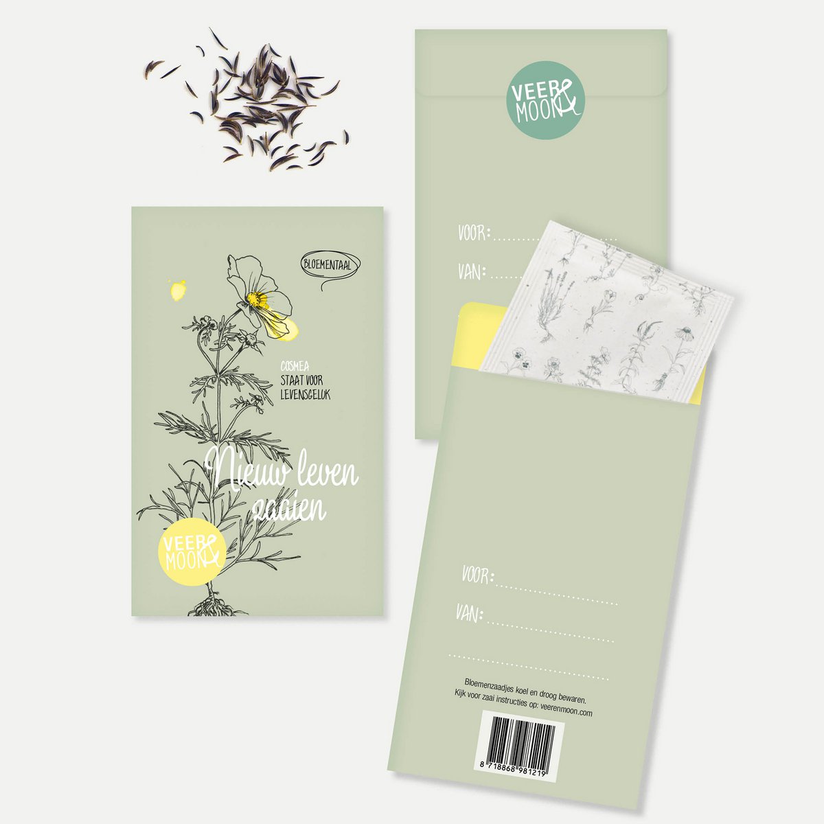 Veer&Moon Bloemenzaden ''Nieuw leven zaaien''